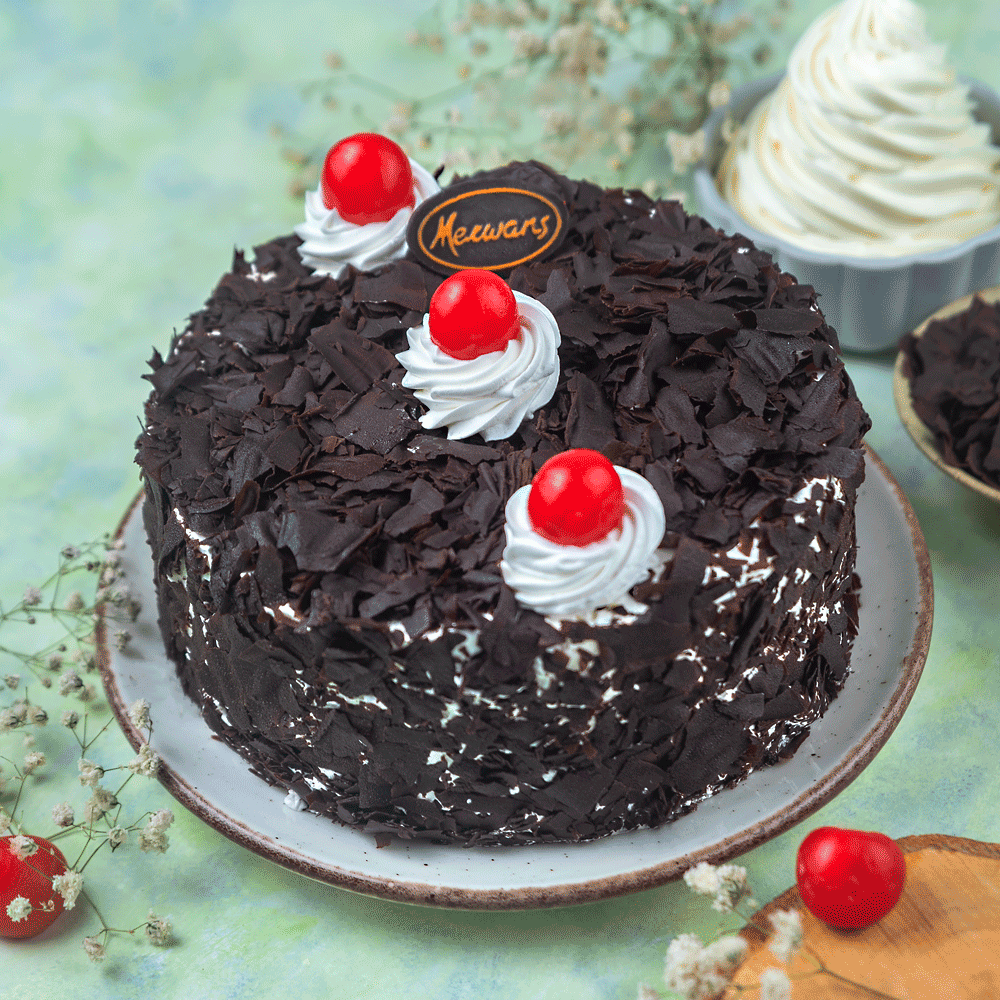Dark Chocolate Gluten-Free Black Forest Cake ( Sugar Free & Low Carb )
