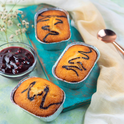 Blueberry Cup Cake [1 Pc]